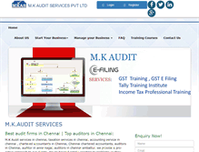 Tablet Screenshot of mkaudit.com